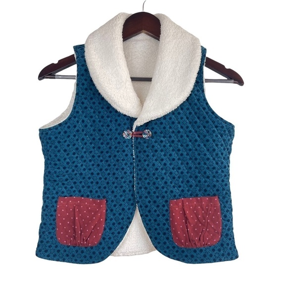 Matilda Jane Girls Amanda Reversible Vest Girls Size 14 - Picture 3 of 9